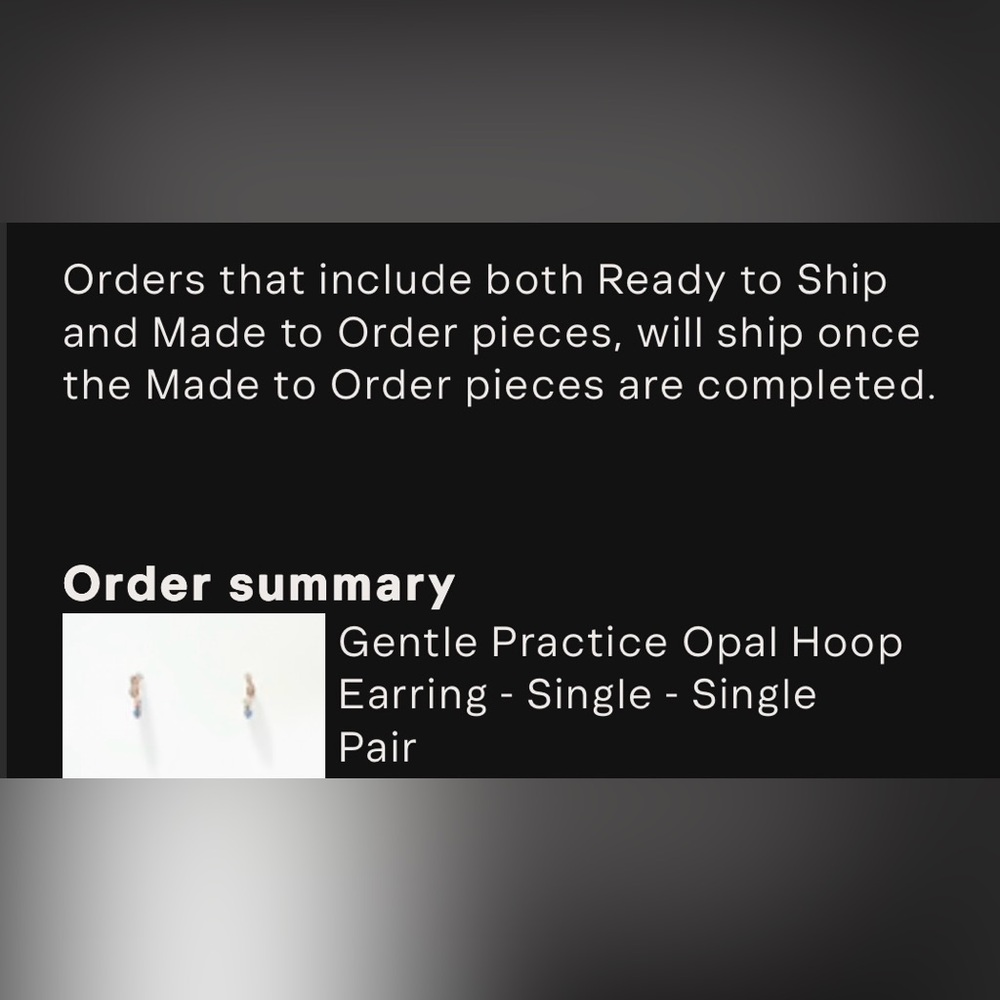 Wwake Gentle Practice Opal Hoop
Earrings (Pair) - Picture 7 of 7